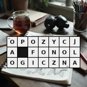 Hasło krzyżówkowe opozycja między cechami fonetycznymi elementów języka która niesie zmianę znaczenia - opozycja fonologiczna – rozwiązanie, synonimy, podpowiedzi i definicje krzyżówkowe